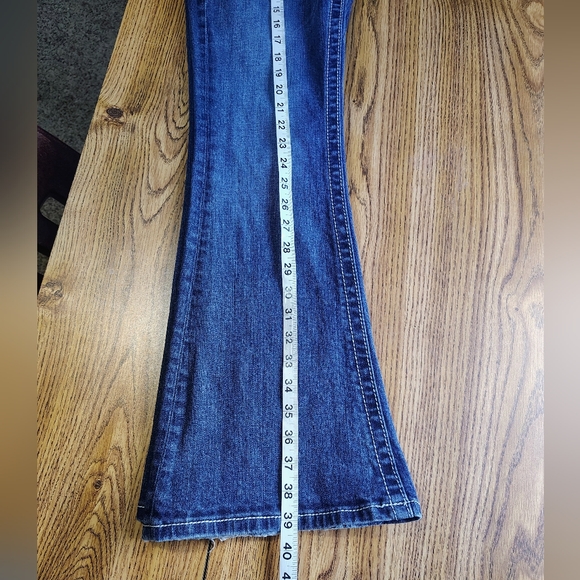 Miss Me women's JE5686FR flare boot low rise Western medium blue sz 29. - Picture 14 of 16